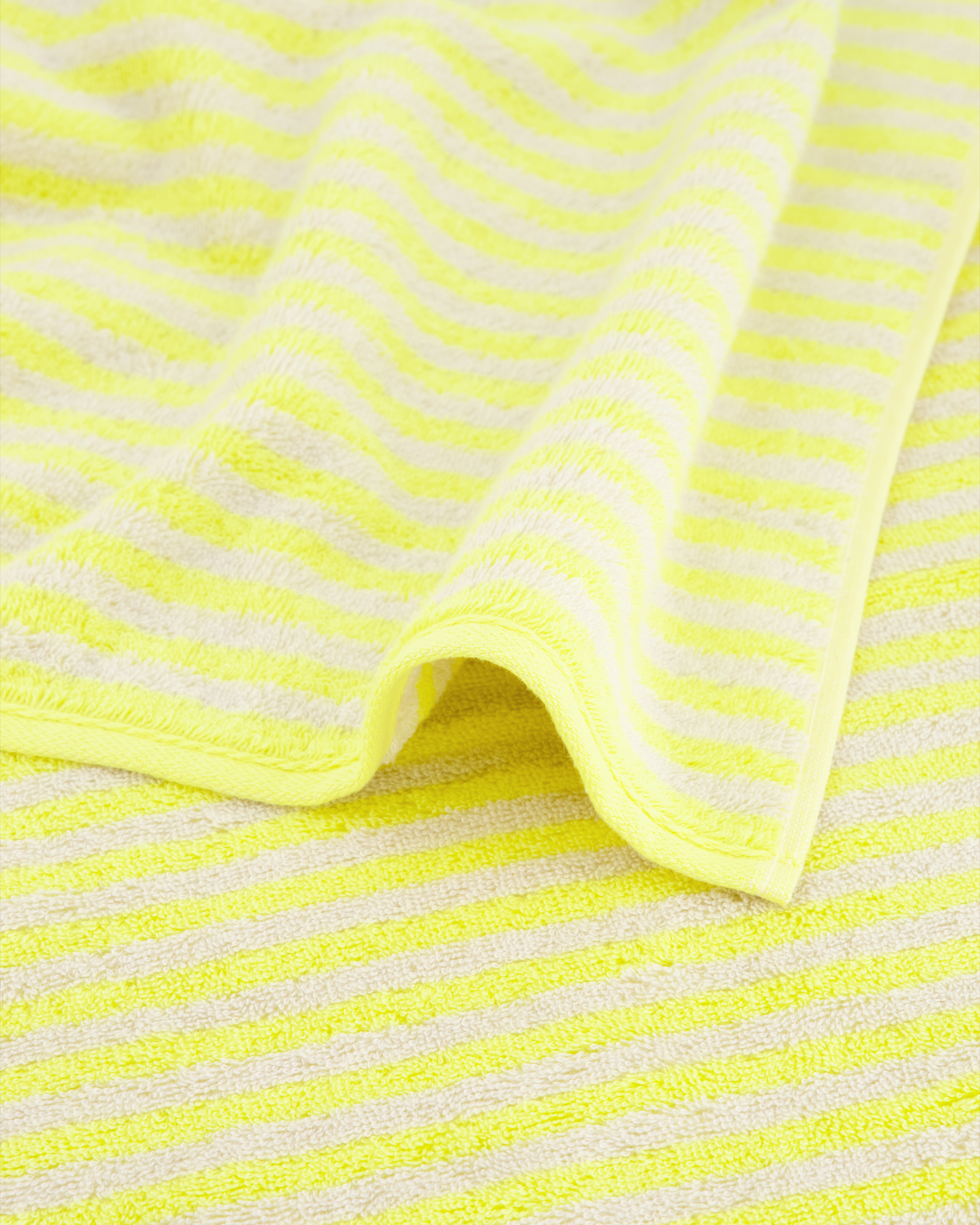 Cawö - Campus Ringel 955 - Farbe: lemon - 57 - Waschhandschuh 16x22 cm