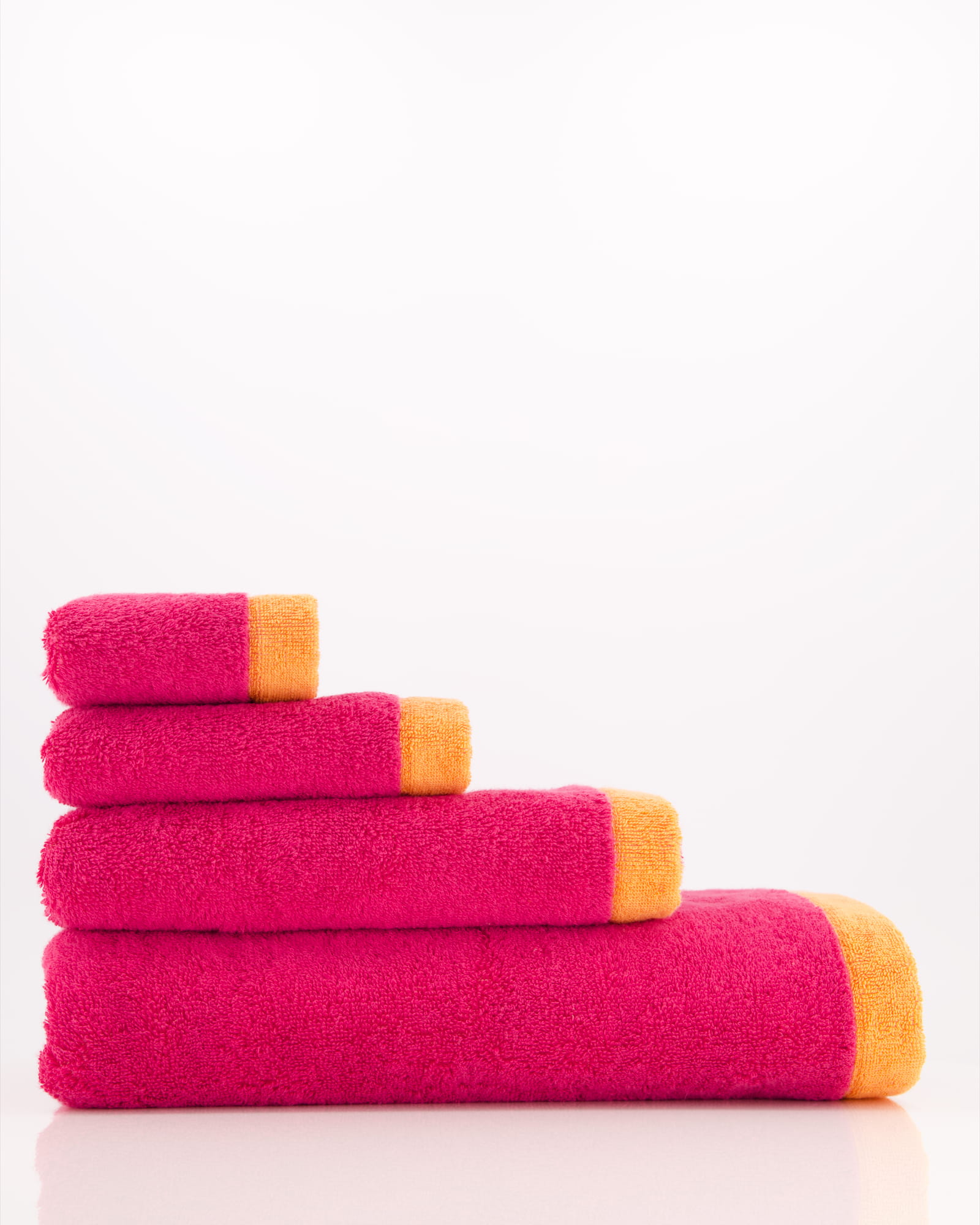 Cawö Handtücher Lifestyle Splash 7071 pink/mandarine - 23