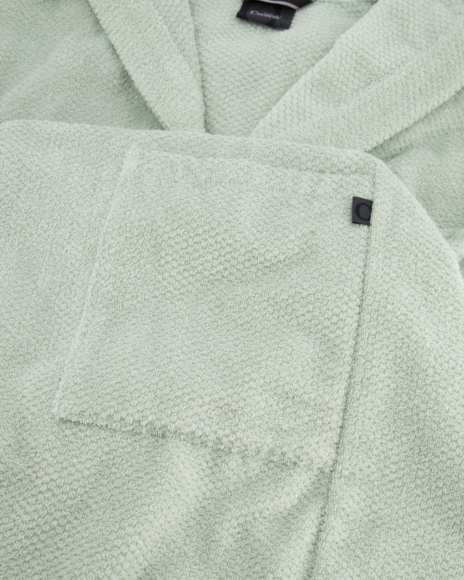 Cawö Bademäntel Damen Kapuze Pure 5223 eukalyptus - 450