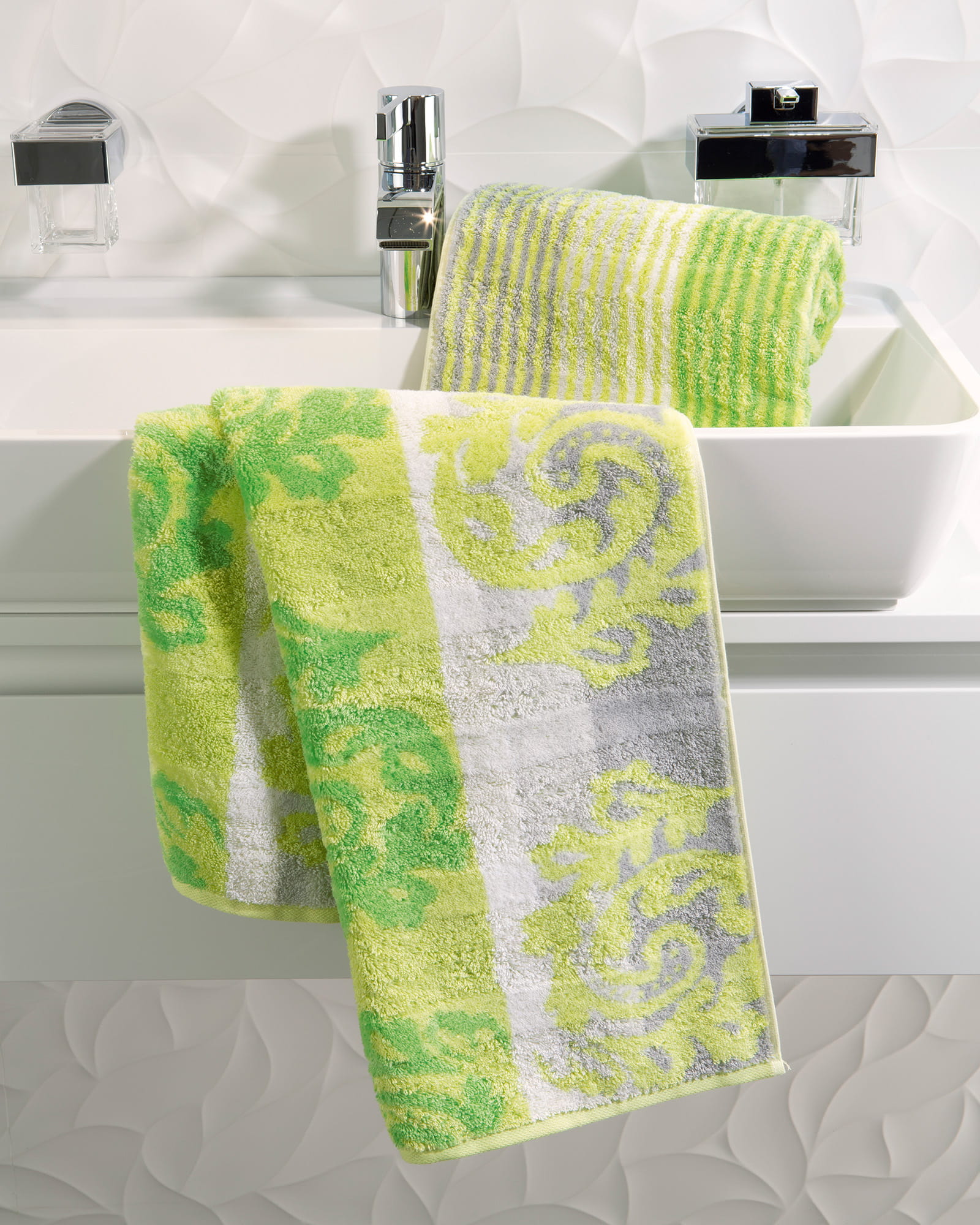 Cawö - Noblesse Cashmere Jacquard 1057 - Farbe: kiwi - 45