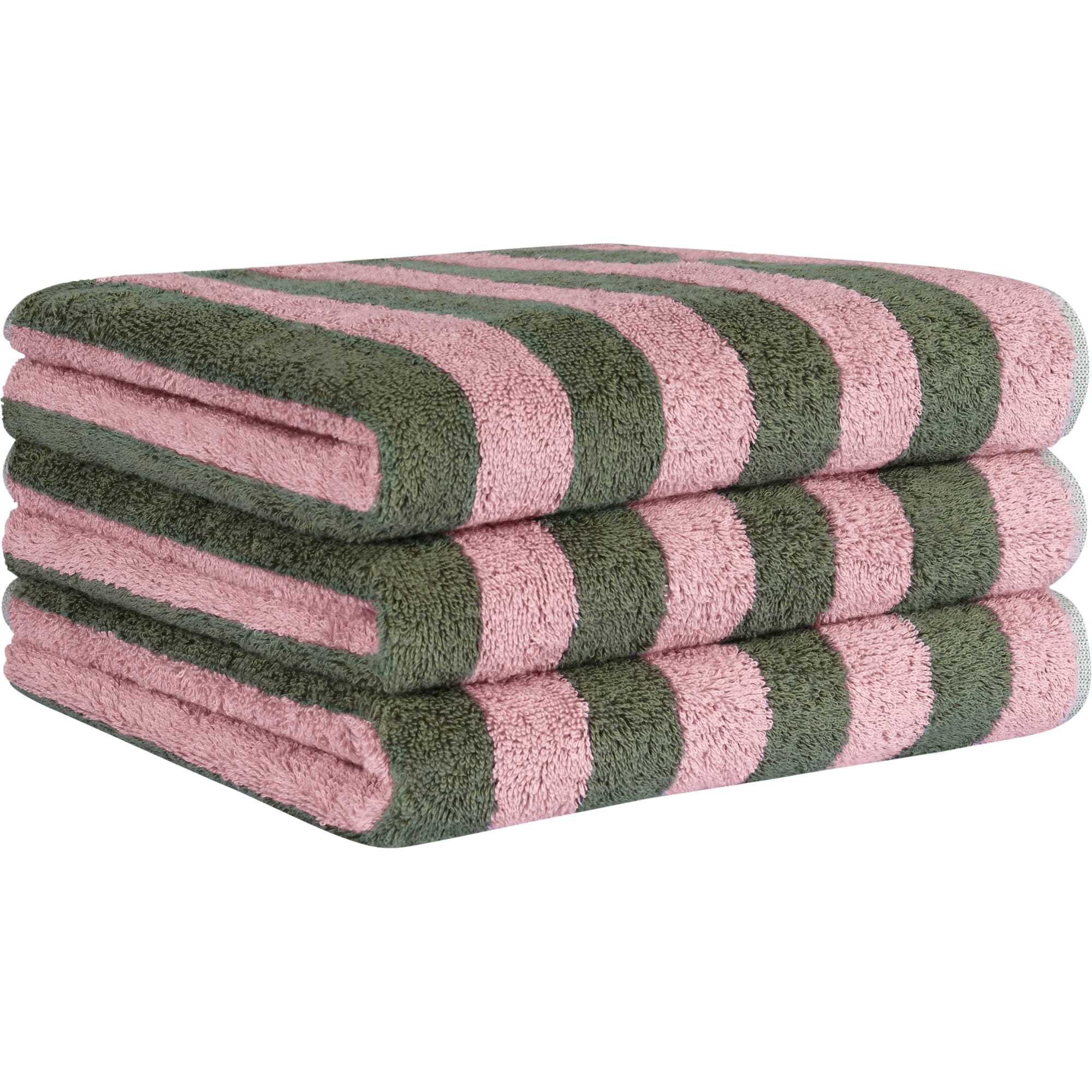 Cawö Handtücher Bold Streifen 6277 oliv/rosa - 42