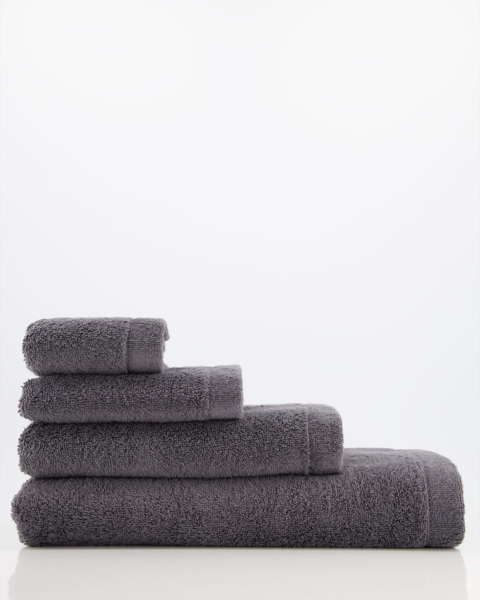 Cawö Handtücher Lifestyle Uni 7007 anthrazit - 774 - Seiflappen 30x30 cm