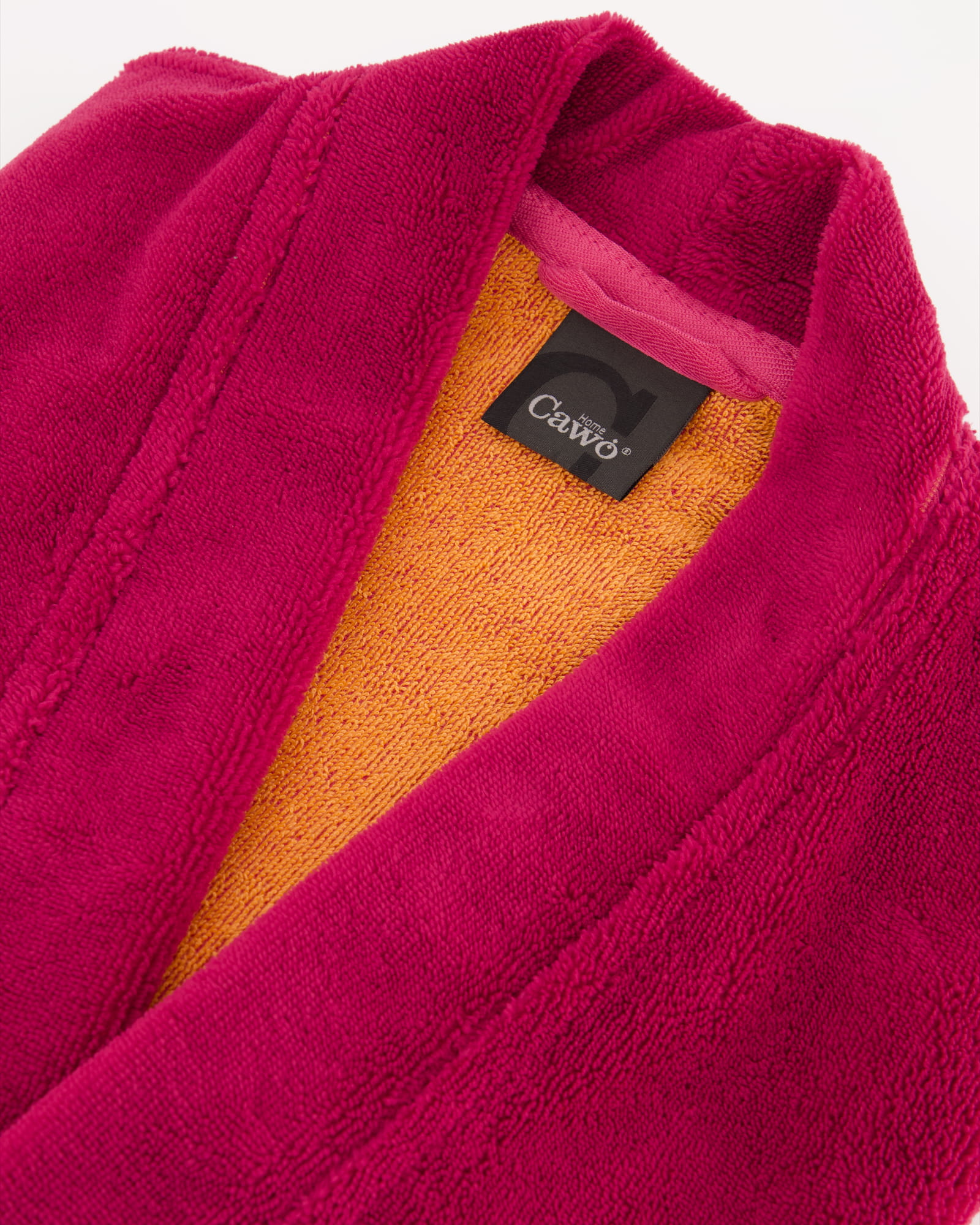 Cawö Home Bademäntel Damen Kimono Kimono 844 pink-orange - 23