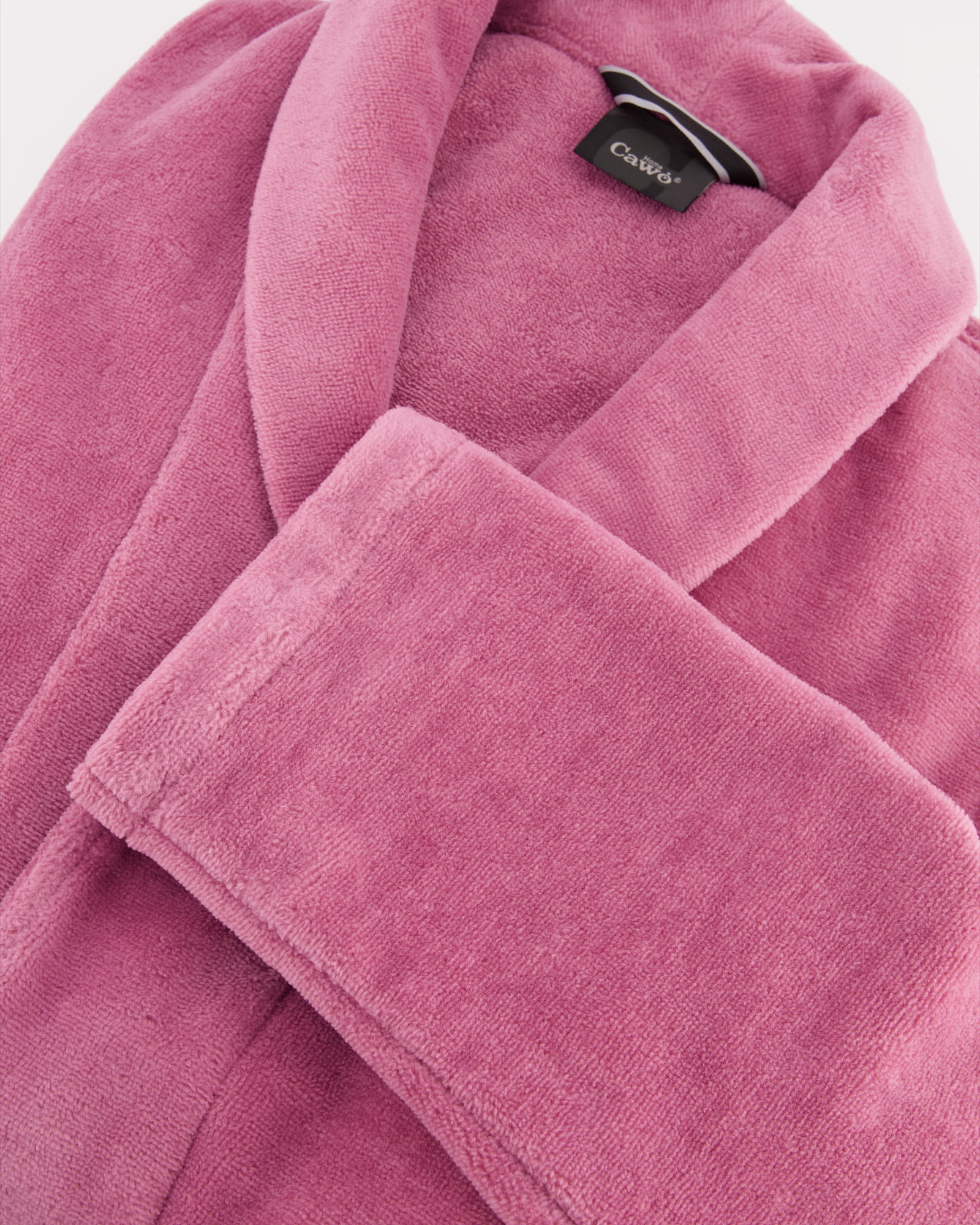 Cawö Home Damen Bademantel Schalkragen 836 - Farbe: blush - 22 - L