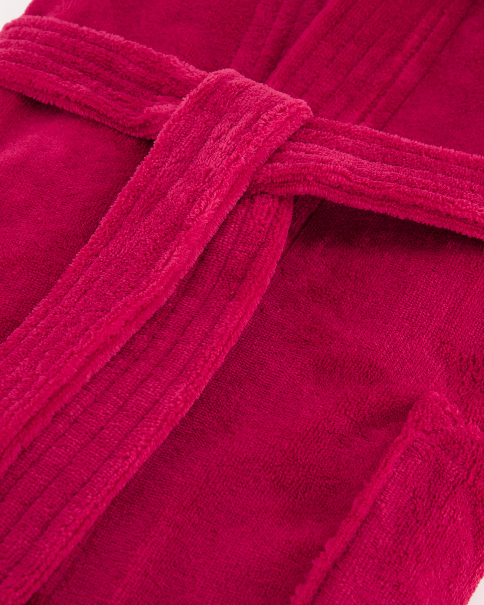Cawö Home Damen Bademantel Kapuze  802 - Farbe: beere - 22