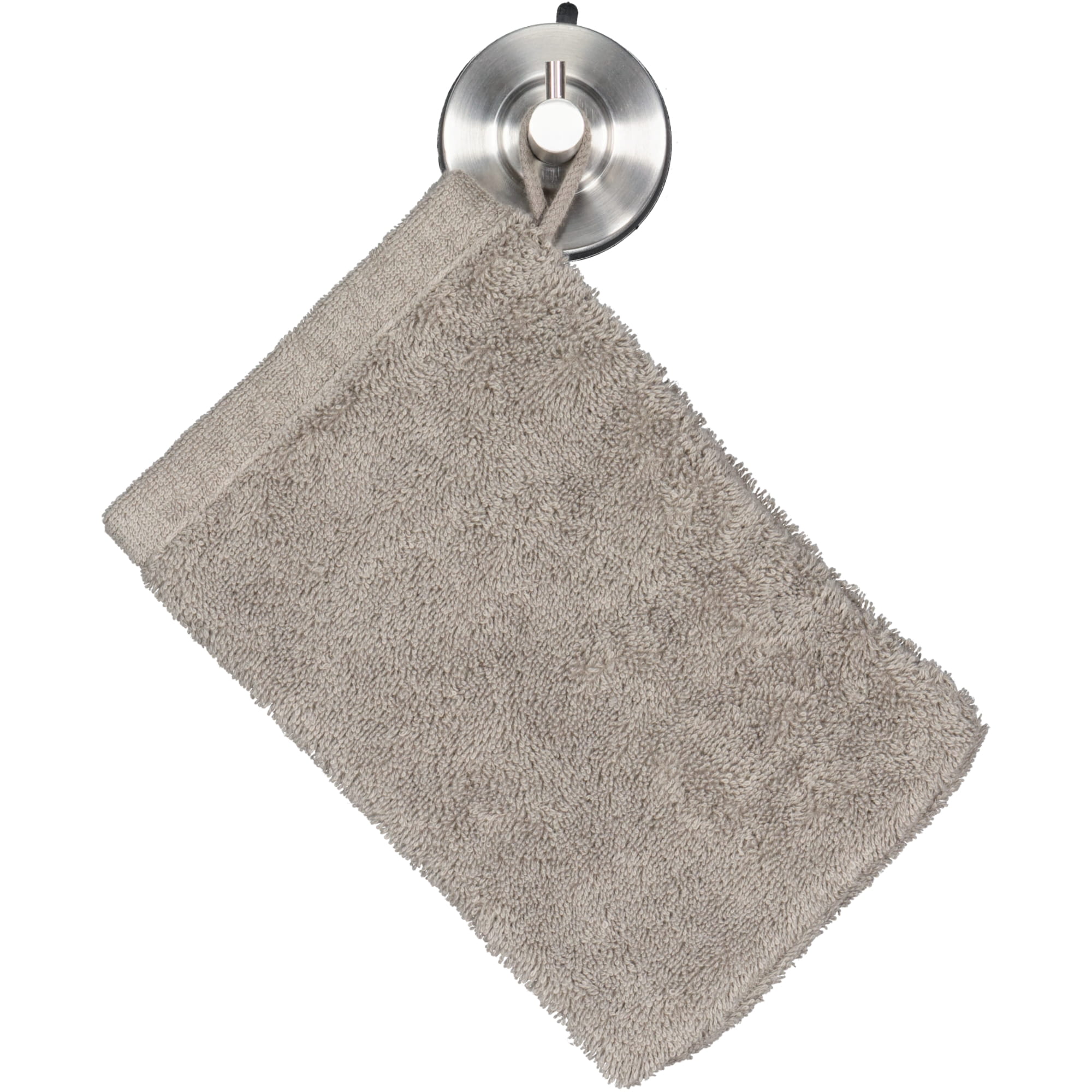 Cawö Handtücher Lifestyle Uni 7007 graphit - 779 - Waschhandschuh 16x22 cm