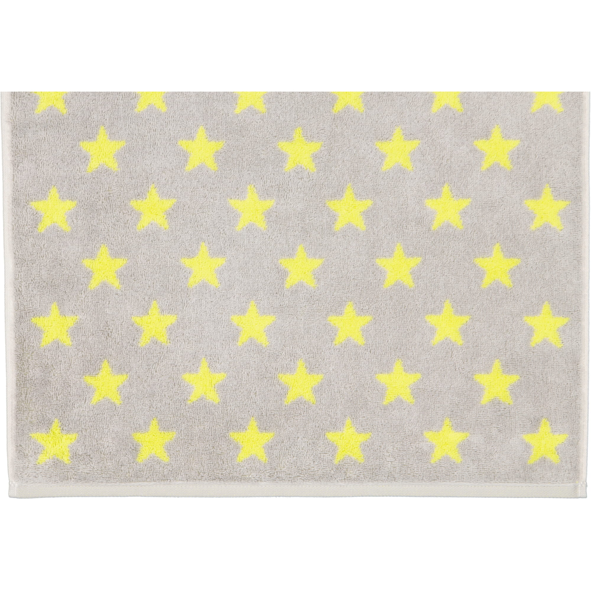Cawö Handtücher NEW STARS Sterne klein 6261 platin/lime - 75