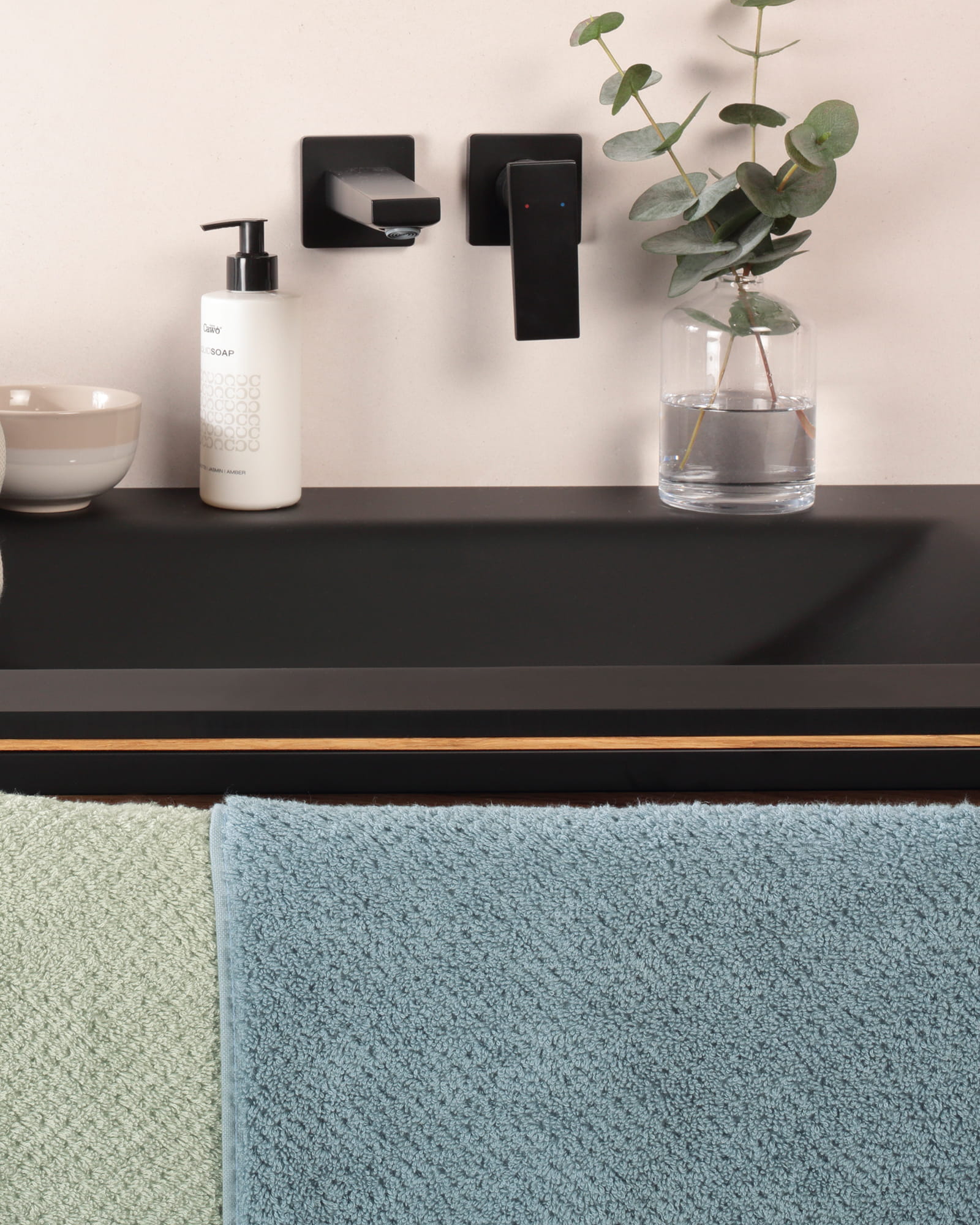 Cawö Handtücher Pure 6500 - Farbe: sea - 123 - Handtuch 50x100 cm