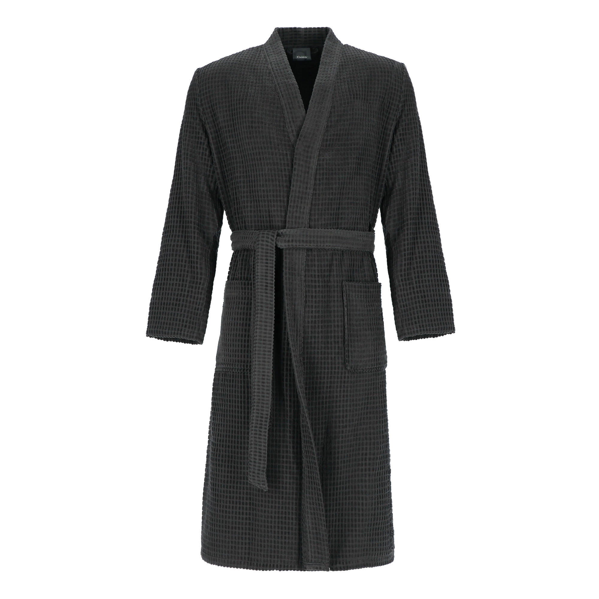 Cawö Bademäntel Herren Kimono Kimono 6845 basalt - 740