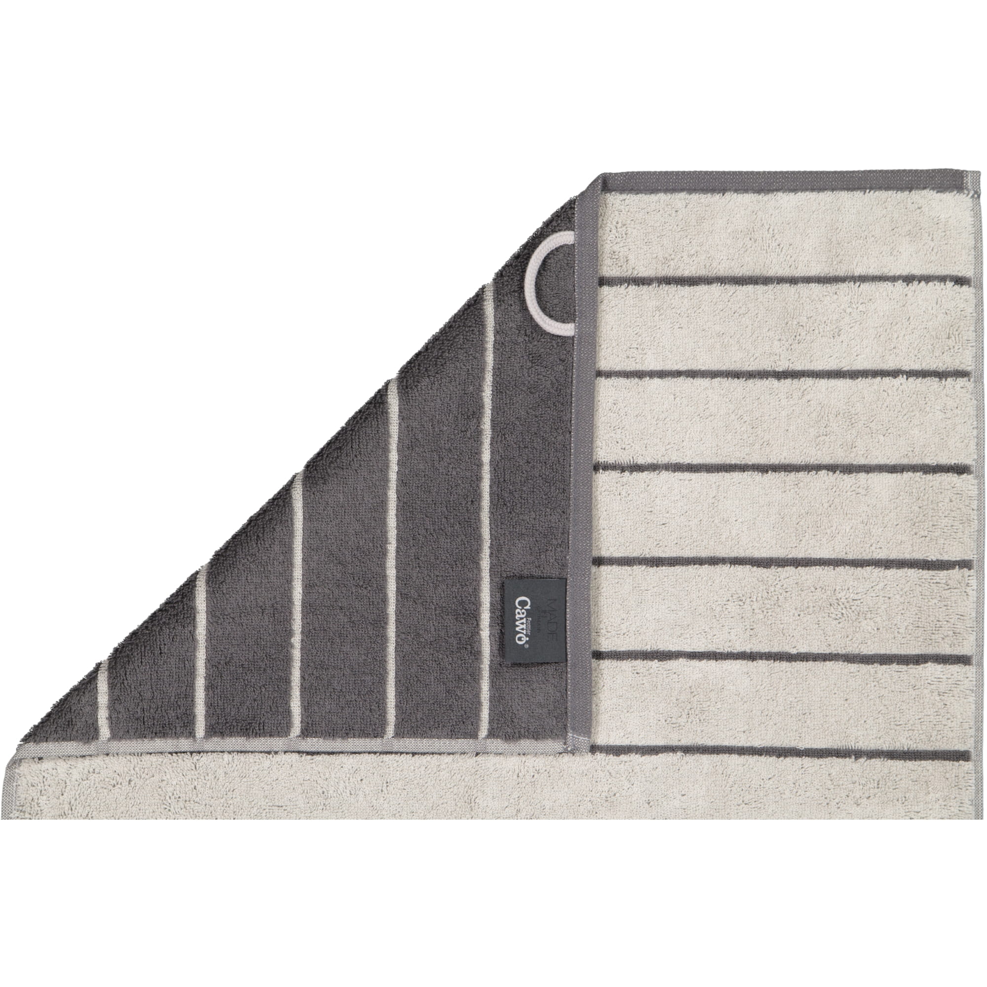Cawö Handtücher Balance Doubleface 6232 platin - 77 - Duschtuch 80x150 cm
