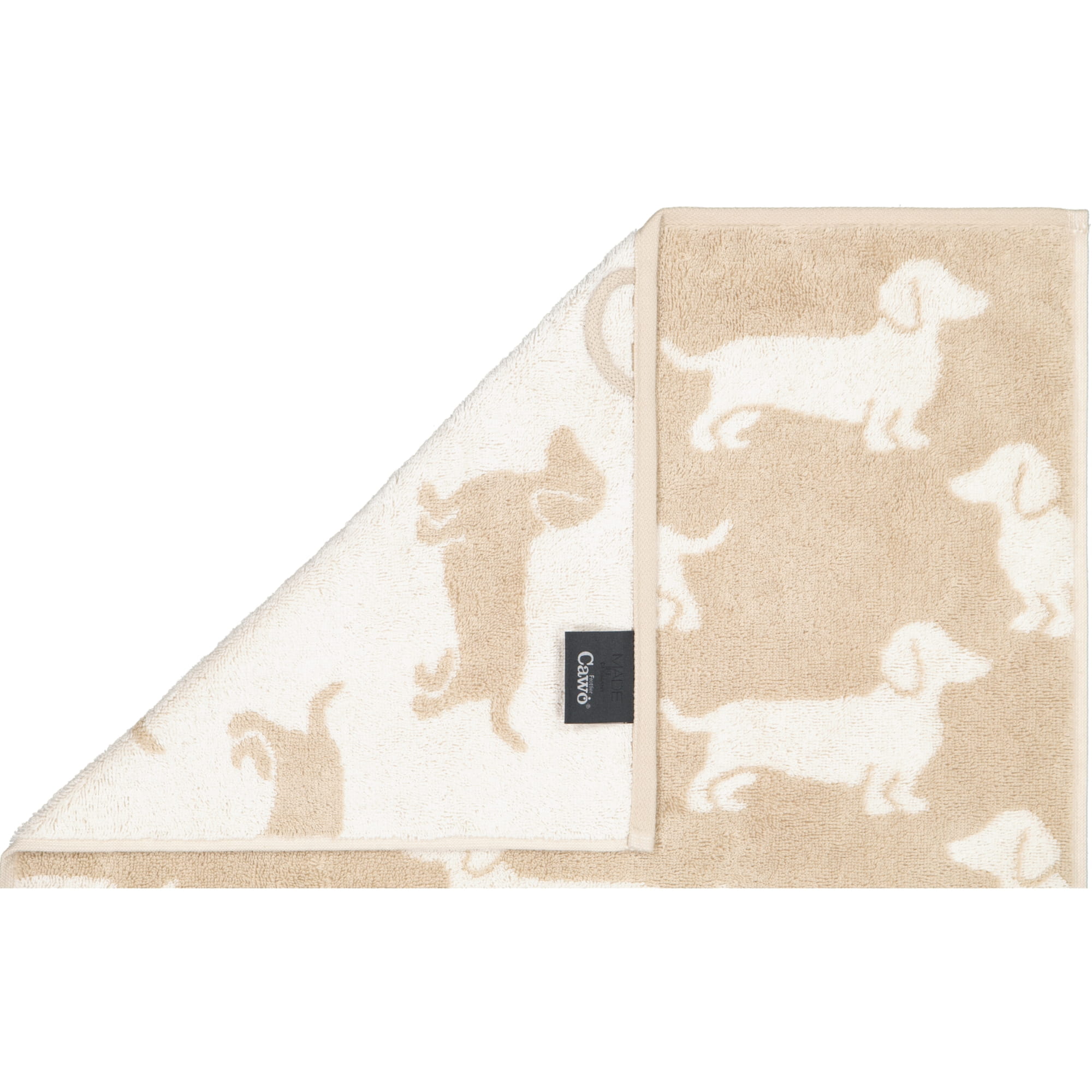 Cawö Handtücher WE LOVE DOGS 6246 Natur-Beige - 33