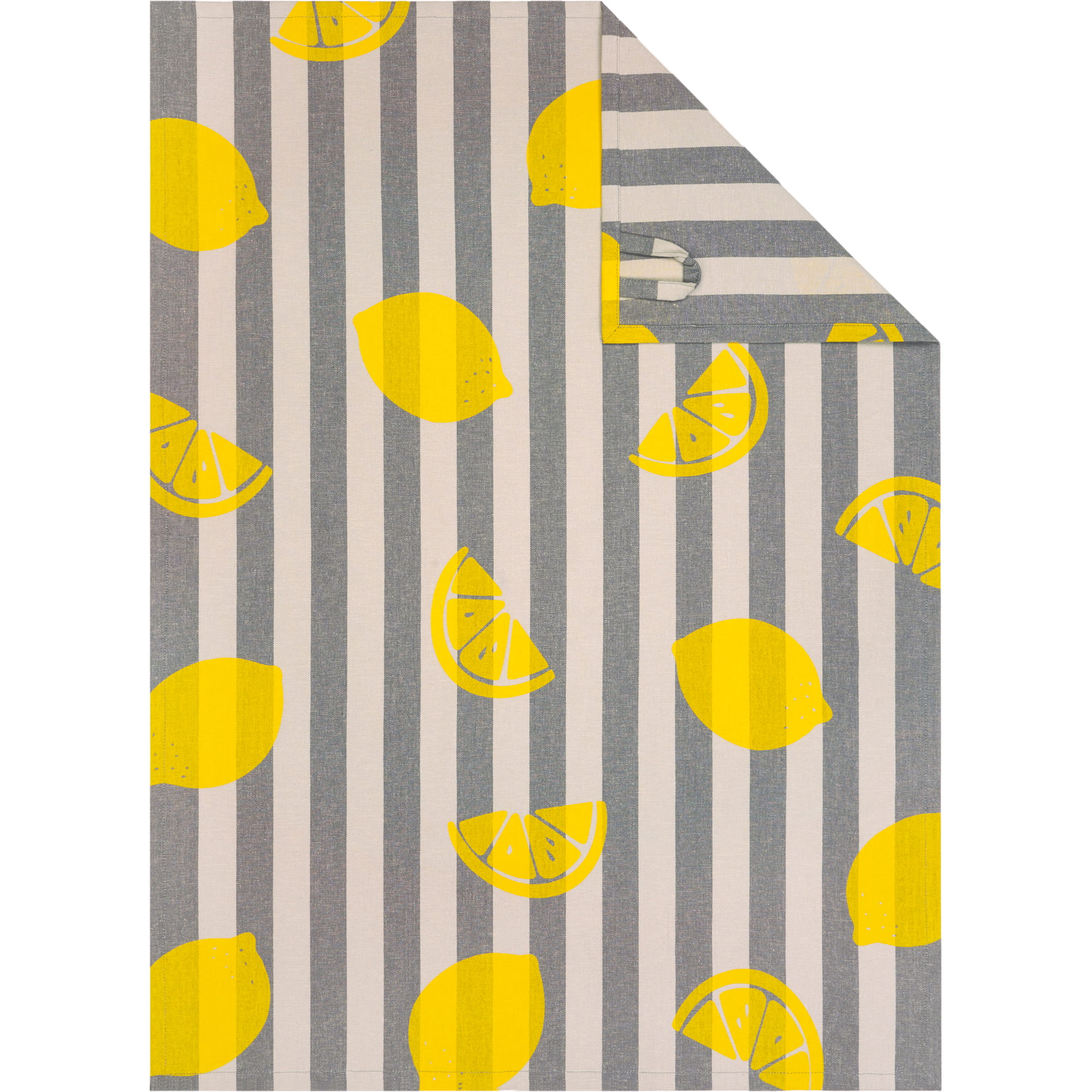 Cawö Home Geschirrtücher Prints & Stripes Zitronen 541 platin/grau - 73 - 50x70 cm