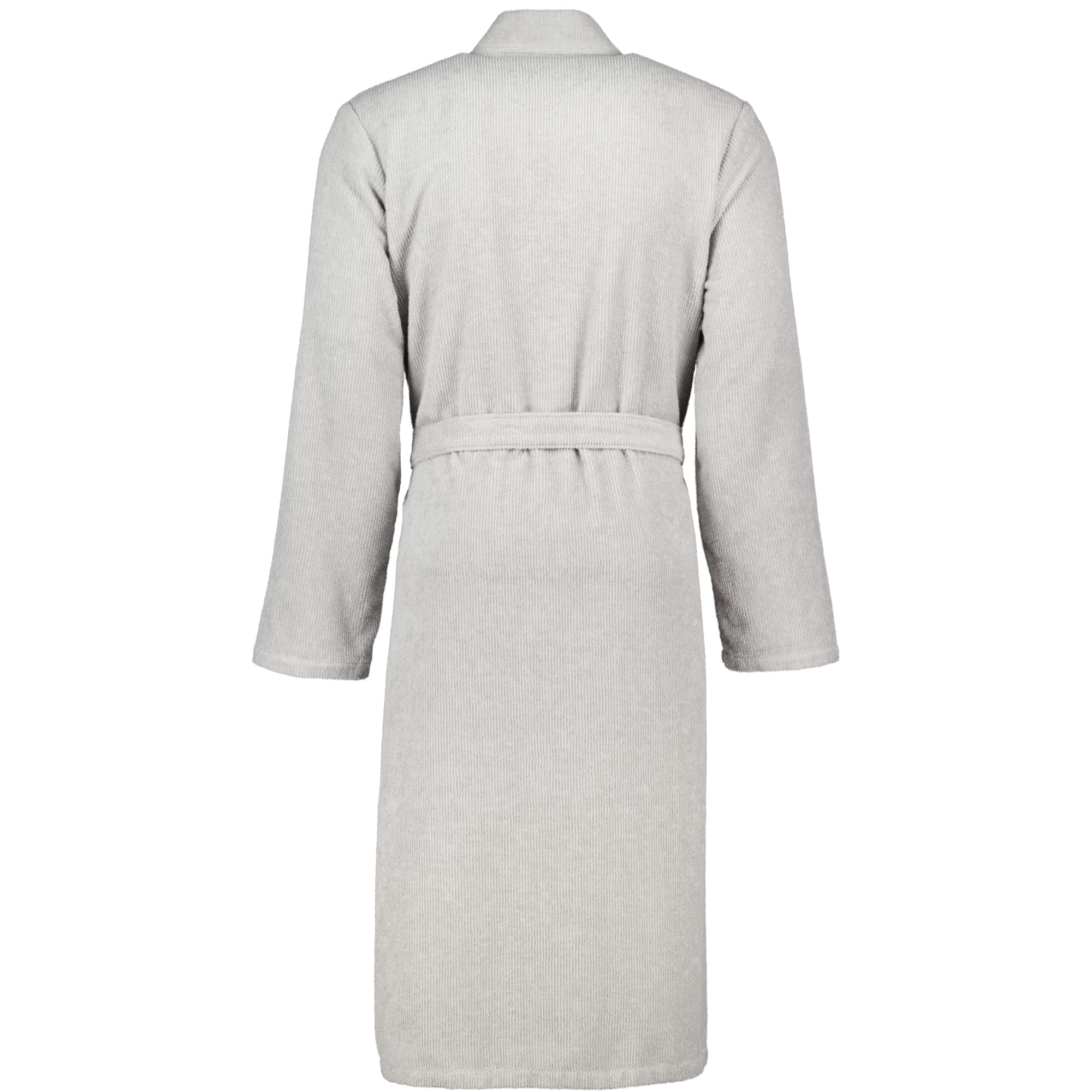 Cawö Bademäntel Herren Kimono Struktur 5509 stein - 727