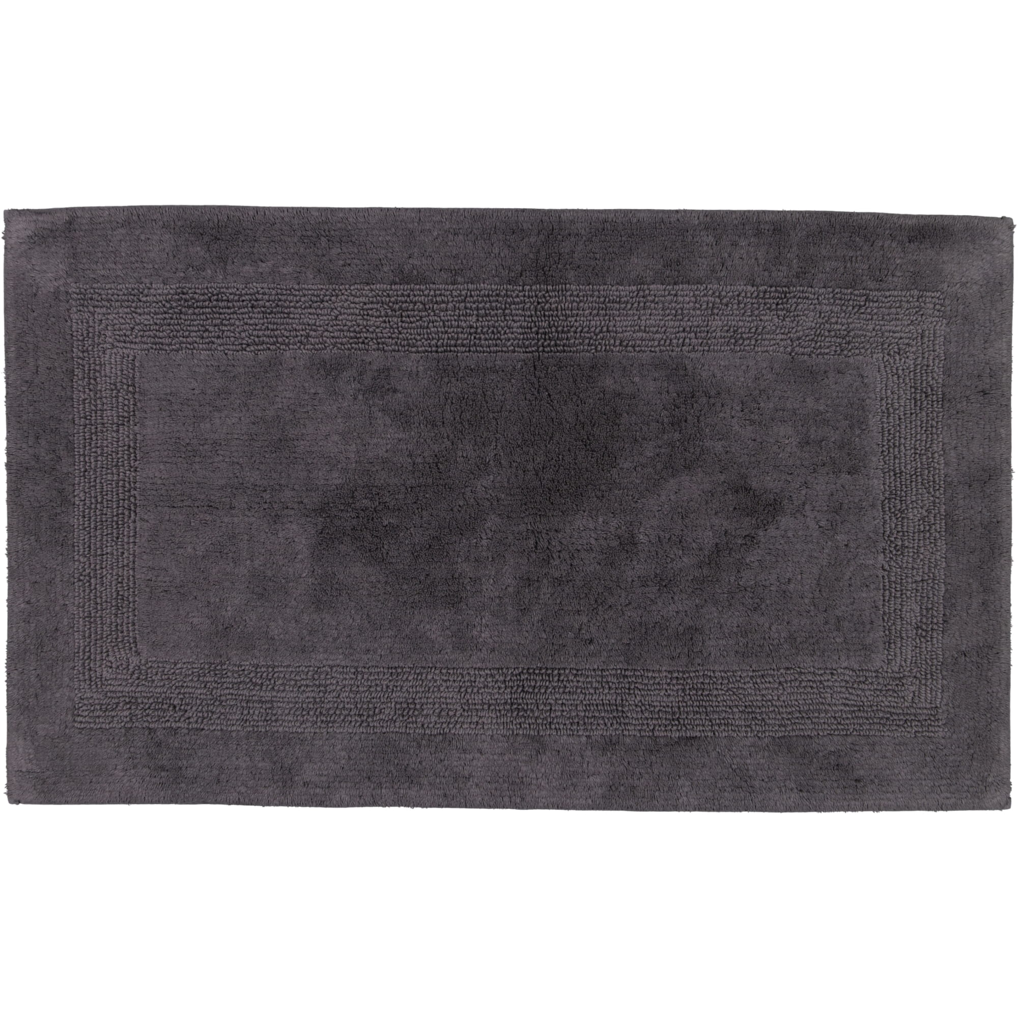 Cawö Home Badteppiche Luxus Badteppich 1000 basalt - 740 - 60x100 cm