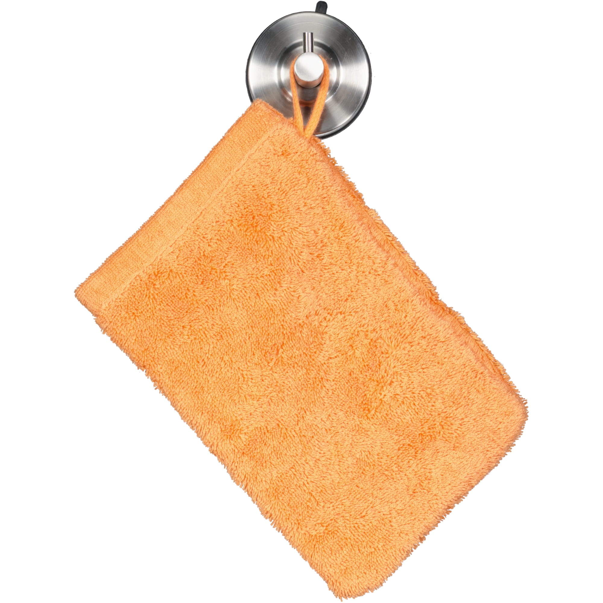 Cawö Handtücher Lifestyle Uni 7007 mandarine - 316 - Waschhandschuh 16x22 cm