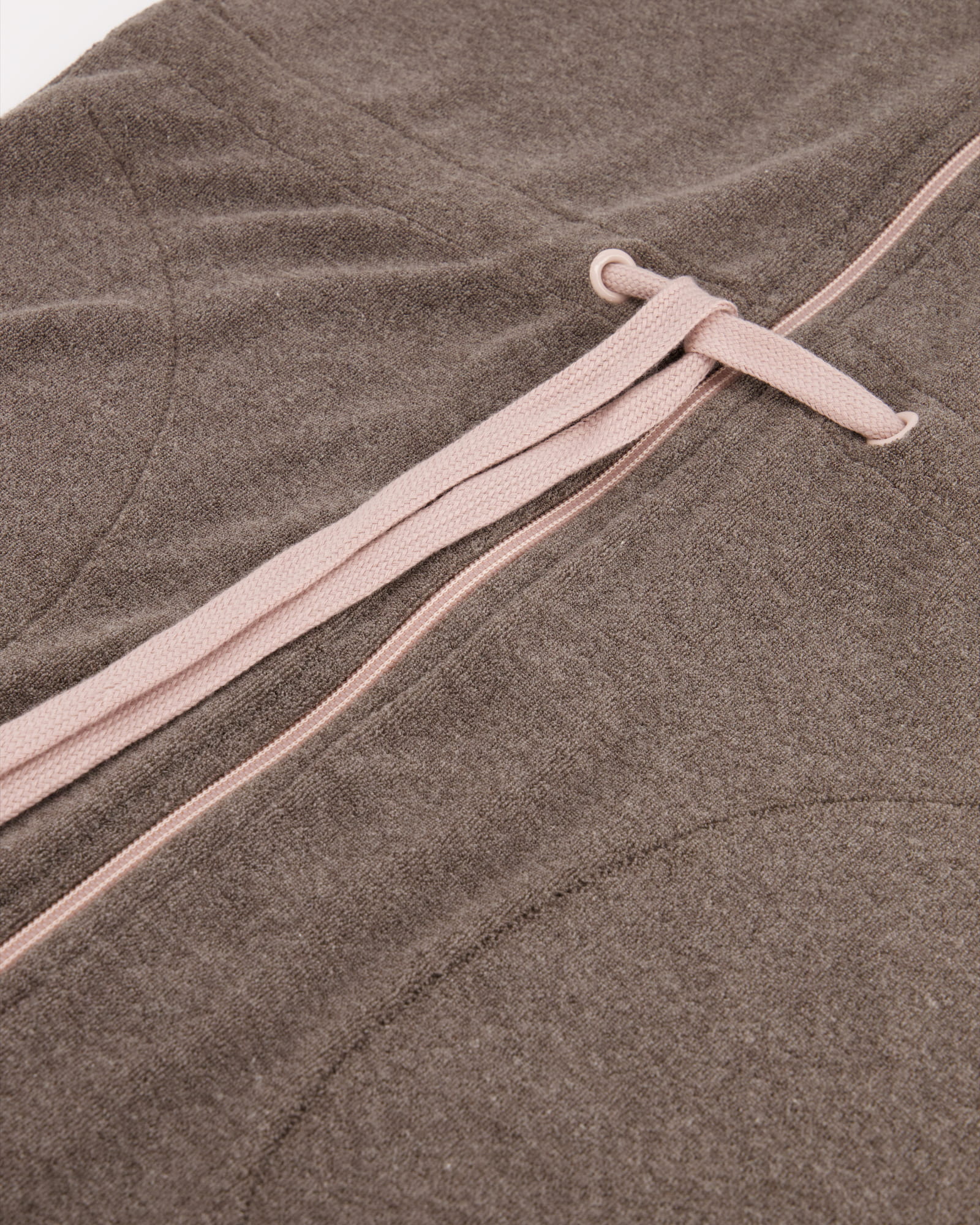 Cawö Home Active Damen Kurzmantel Kapuze TG RV 821 - Farbe: mocca-rosé - 32