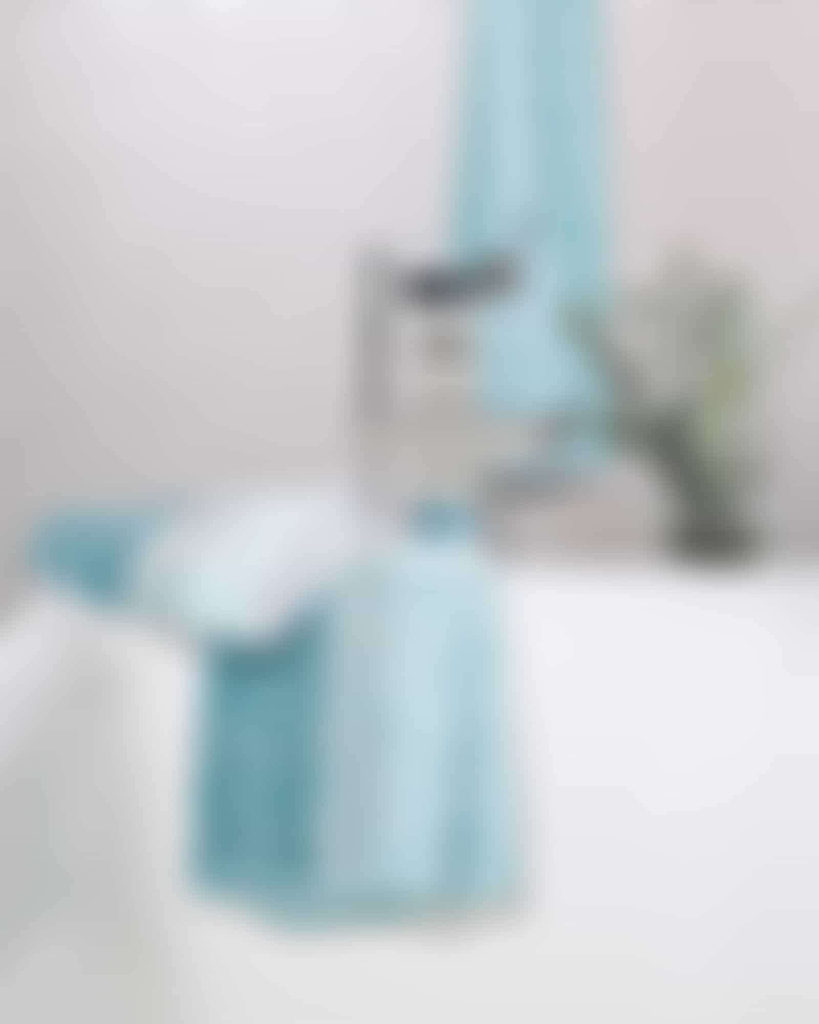 Cawö Noblesse Seasons Streifen 1083 - Farbe: mint - 44 Waschhandschuh 16x22 cm Detailbild 1