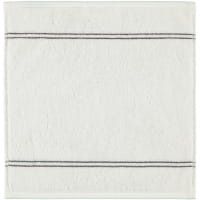 Cawö Carat Borte 580 - Farbe: weiß - 600 Seiflappen 30x30 cm