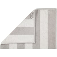 Cawö Zoom Blockstreifen 120 - Farbe: platin - 76 Duschtuch 80x150 cm