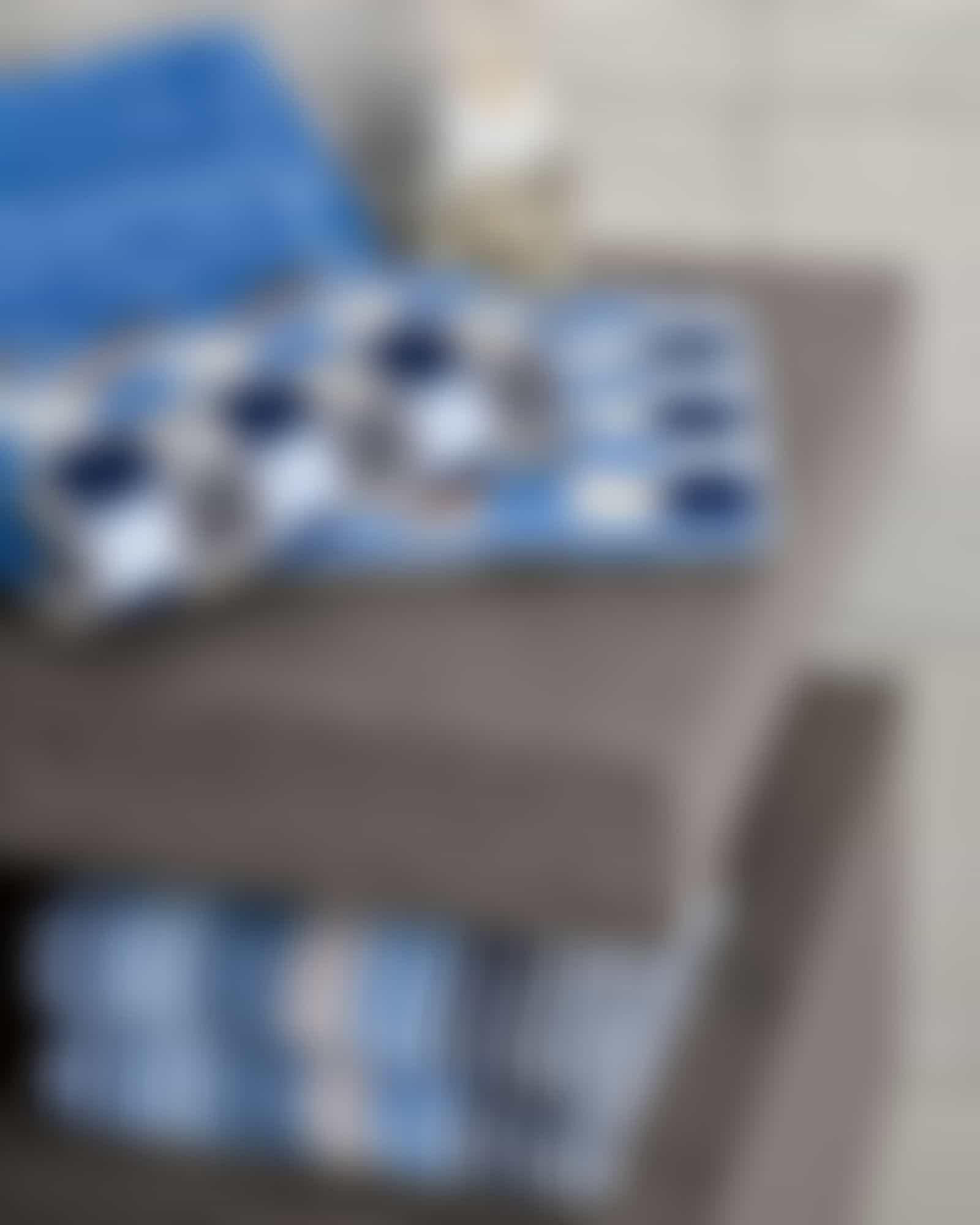 Cawö - Unique Karo 942 - Farbe: saphir - 11 Handtuch 50x100 cm