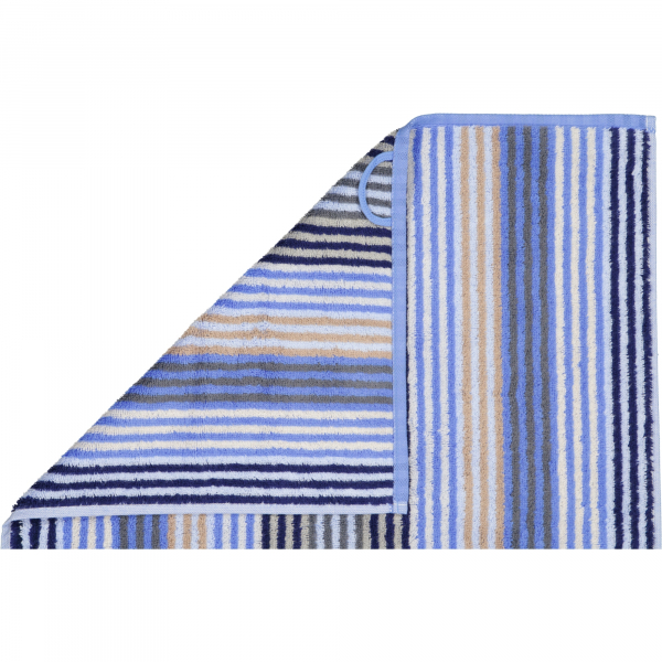 Cawö - Unique Streifen 944 - Farbe: saphir - 11 Duschtuch 70x140 cm