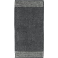 Cawö - Luxury Home Two-Tone 590 - Farbe: schiefer - 77 Handtuch 50x100 cm
