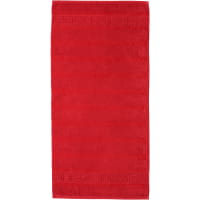 Cawö - Noblesse Uni 1001 - Farbe: 203 - rot Waschhandschuh 16x22 cm