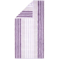 Cawö Noblesse Seasons Streifen 1083 - Farbe: lavendel - 88 Seiflappen 30x30 cm