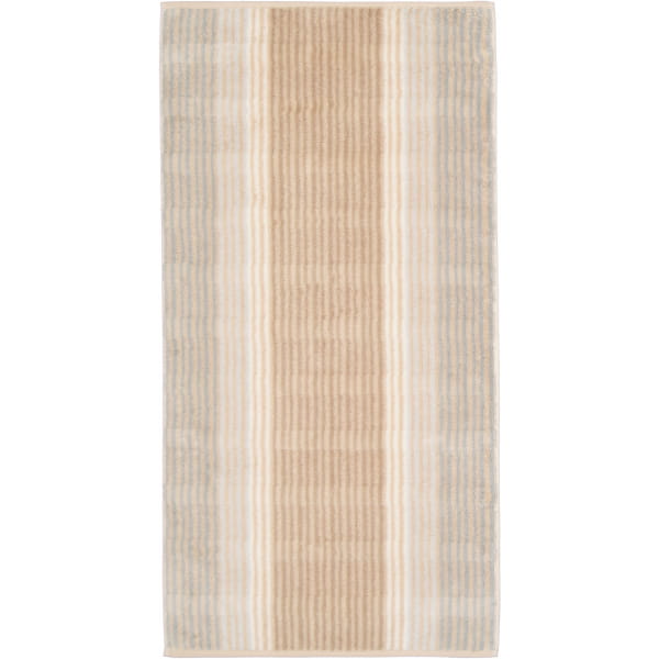 Cawö - Noblesse Cashmere Streifen 1056 - Farbe: sand - 33 Handtuch 50x100 cm