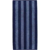 Cawö Handtücher Grade Streifen 4012 - Farbe: nachtblau - 11 Handtuch 50x100 cm