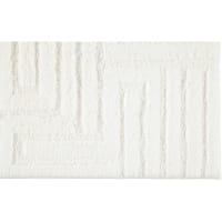 Cawö Home - Badteppich Struktur 1004 - Farbe: weiß - 600 60x60 cm