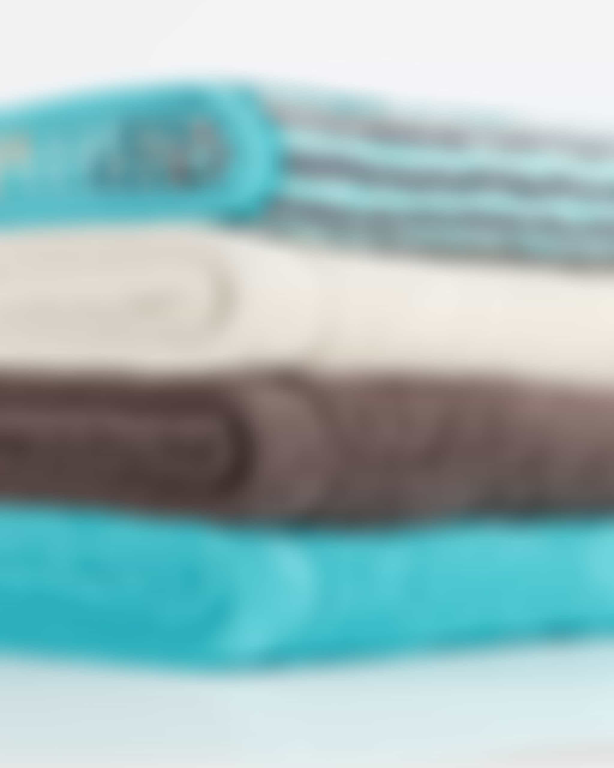 Cawö - Unique Streifen 944 - Farbe: türkis - 44 Duschtuch 70x140 cm