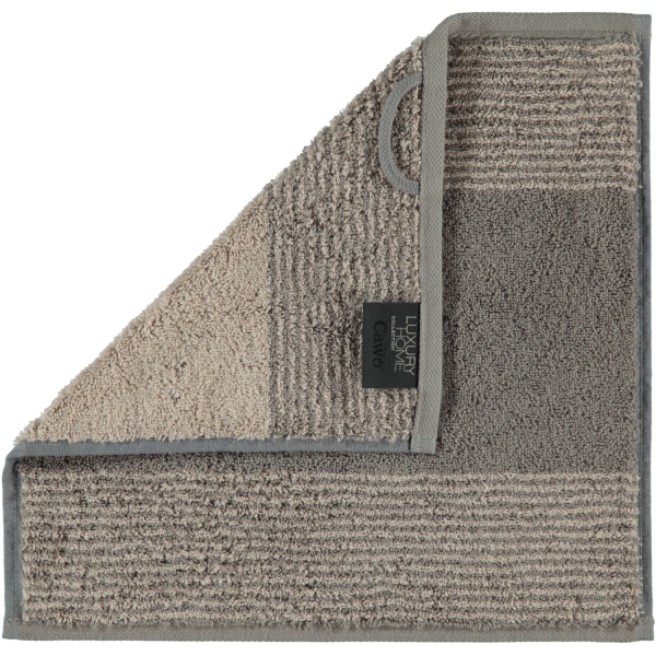Cawö - Luxury Home Two-Tone 590 - Farbe: graphit - 70 Seiflappen 30x30 cm