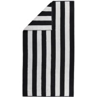 Cawö Zoom Blockstreifen 120 - Farbe: schwarz - 97 Duschtuch 80x150 cm