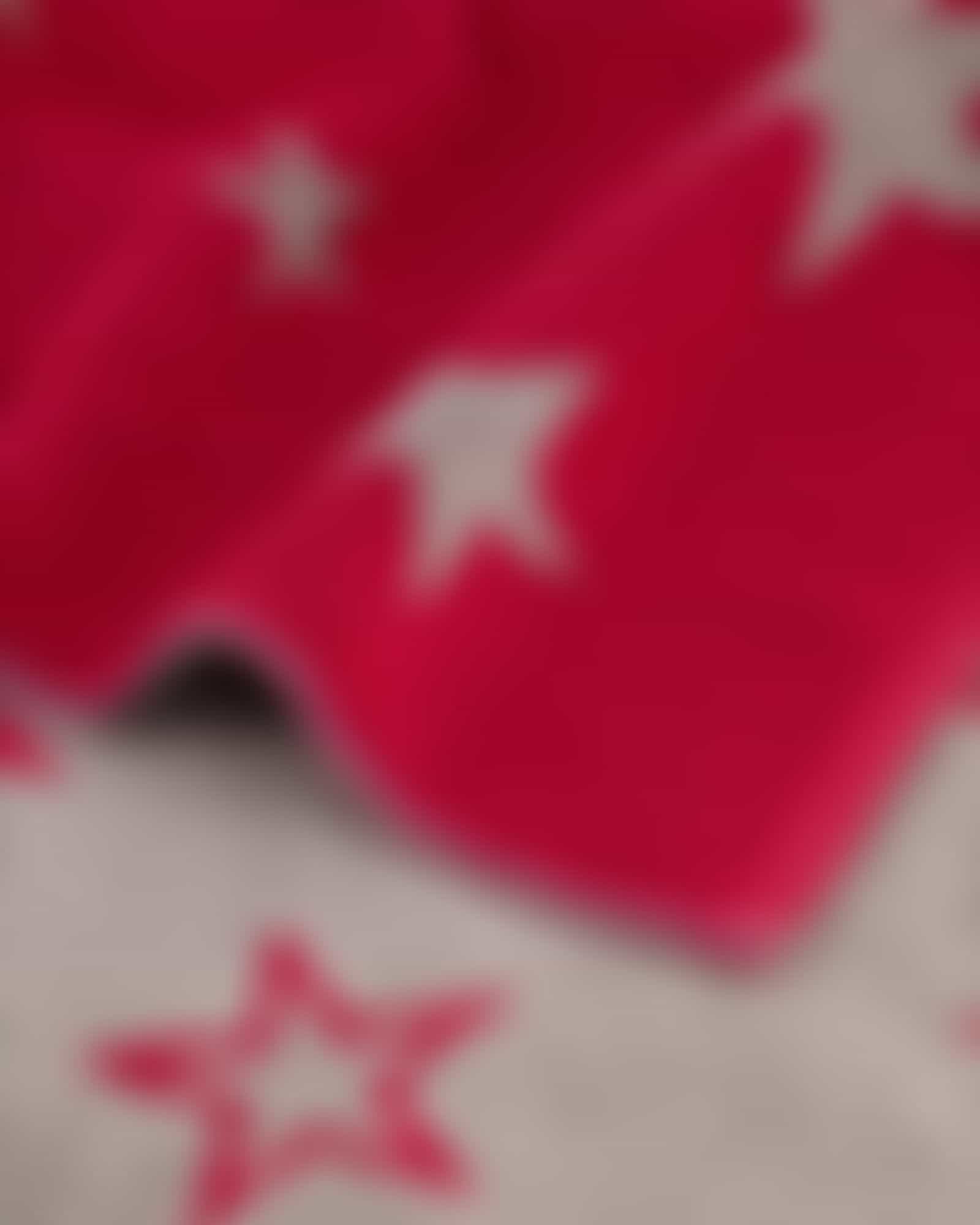 Cawö Christmas Edition Sterne 928 - Farbe: bordeaux - 22 Handtuch 50x100 cm