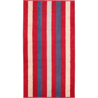 Cawö Heritage Stripes  4011 - Farbe: bordeaux - 22 Duschtuch 80x150 cm