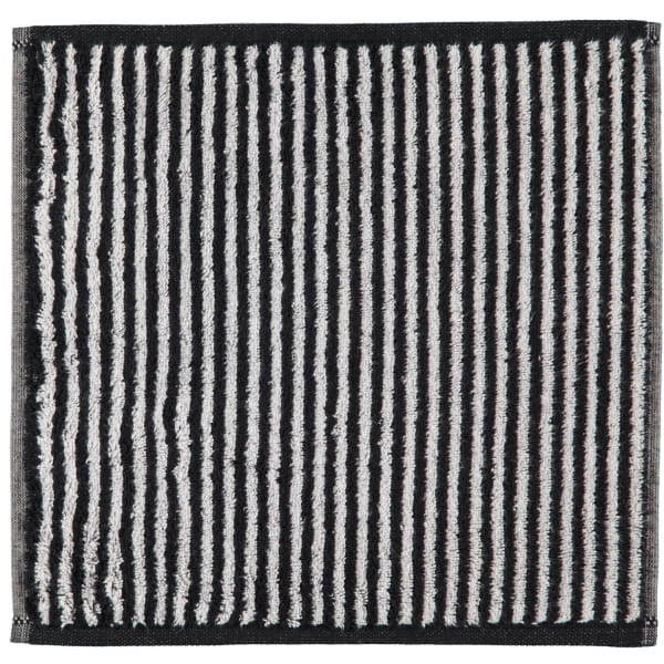 Cawö Zoom Streifen 121 - Farbe: schwarz - 97 Gästetuch 30x50 cm