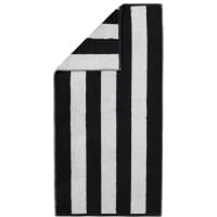 Cawö Zoom Blockstreifen 120 - Farbe: schwarz - 97 Duschtuch 80x150 cm