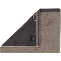 Cawö Plaid Doubleface 7070 - Farbe: graphit - 77 Waschhandschuh 16x22 cm