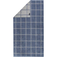 Cawö - Luxury Home Two-Tone Grafik 604 - Farbe: nachtblau - 10 Duschtuch 80x150 cm