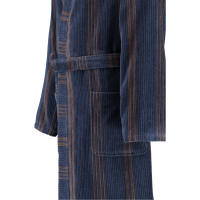 Cawö Herren Bademantel Kimono 2508 - Farbe: blau - 13 L
