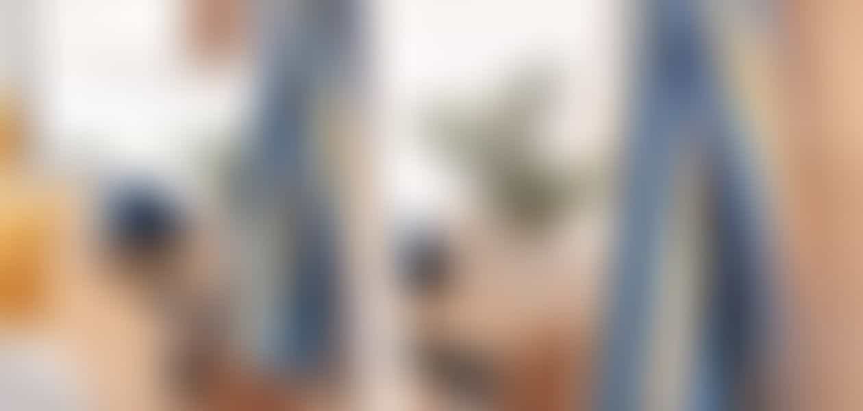 Cawö Tape Streifen 103 - Farbe: sky - 15 Waschhandschuh 16x22 cm Detailbild 1
