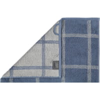 Cawö - Luxury Home Two-Tone Grafik 604 - Farbe: nachtblau - 10 Handtuch 50x100 cm