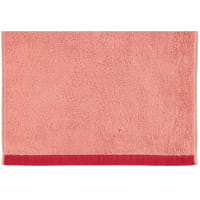 Cawö Plaid Doubleface 7070 - Farbe: rouge - 22 Seiflappen 30x30 cm