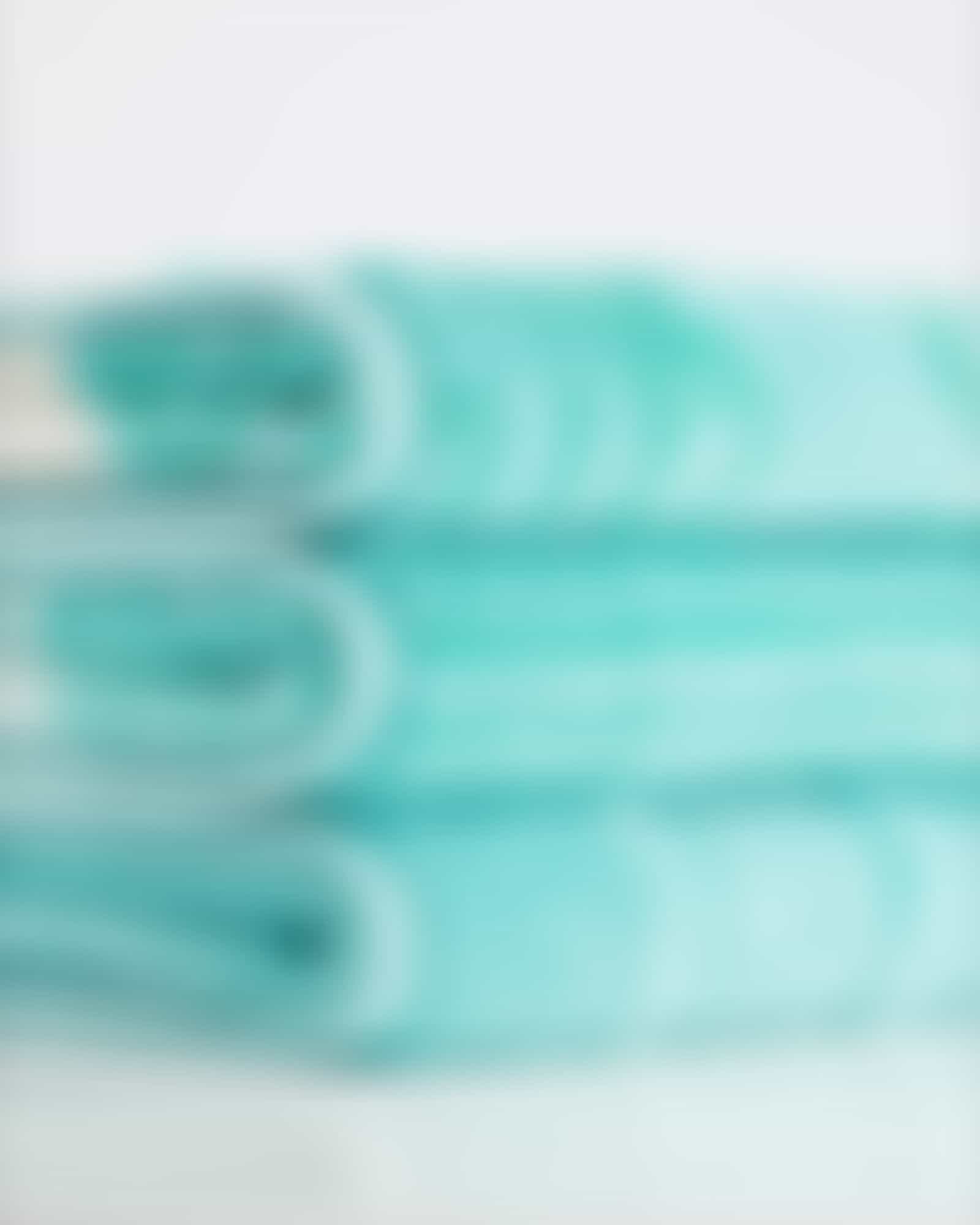 Cawö - Noblesse Cashmere Streifen 1056 - Farbe: mint - 14 Seiflappen 30x30 cm