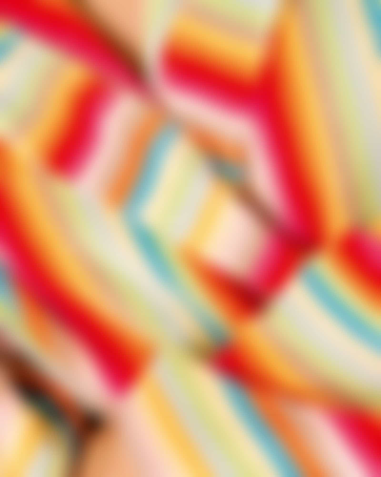 Cawö - Damen Bademantel Life Style - Kurzmantel mit Kapuze 7082 - Farbe: multicolor - 25 S Detailbild 2