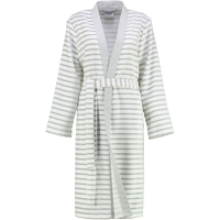 Cawö - Damen Bademantel Kimono Breton 6595 - Farbe: silber - 76 S