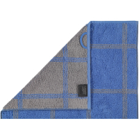 Cawö - Luxury Home Two-Tone Grafik 604 - Farbe: blau - 17 Handtuch 50x100 cm