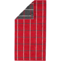 Cawö - Noblesse Square 1079 - Farbe: rot - 27 Gästetuch 30x50 cm