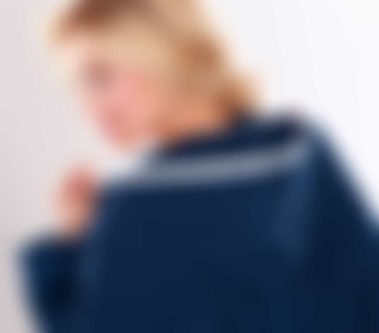 Cawö Damen Bademantel Sea Salt Sand 3102 Kapuze RV - Farbe: navy - 133 XL Detailbild 2 Cawö Damen Bademantel Sea Salt Sand 3102 Kapuze RV - Farbe: navy - 133 XL Detailbild 2